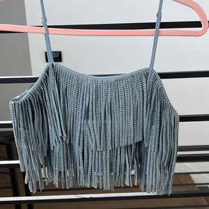 Nylon Apparel fringe top